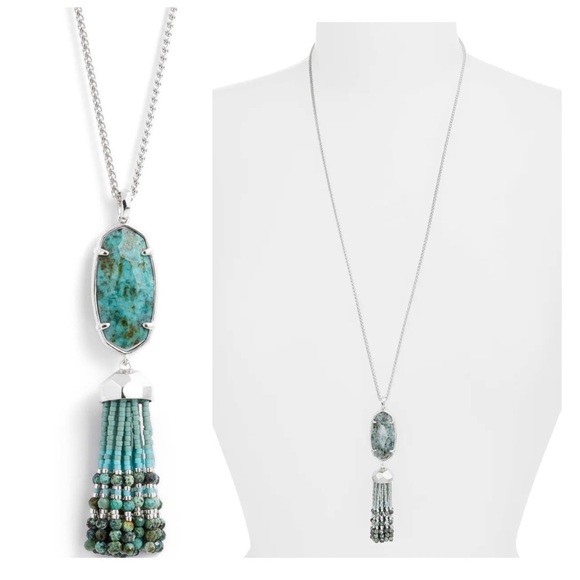 Kendra Scott • Long Tassle Necklace • Rhodium - Picture 3 of 5